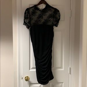 Rugby/Ralph Lauren lace ruched dress